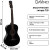 DAVINCI DF-50A BK - Гитара акустическая шестиструнная