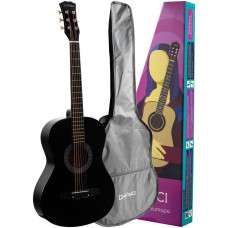 DAVINCI DF-50A BK + Bag - Гитара акустическая в наборе