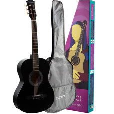 DAVINCI DF-50A BK + Bag - Гитара акустическая в наборе