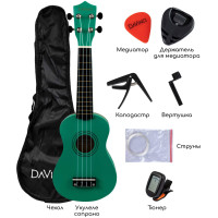 DAVINCI VINS-10EM PACK - Укулеле комплект