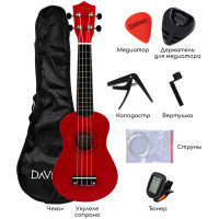 DAVINCI VINS-10RD PACK - Укулеле комплект