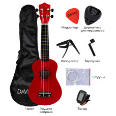 DAVINCI VINS-10RD PACK - Укулеле комплект