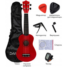DAVINCI DAVINCI VINS-10RD PACK PACK - Укулеле комплект