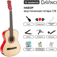 DAVINCI Набор Гитара акустическая DF-50A NA PACK