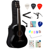 DAVINCI DF-50A 12 BK PACK - Гитара акустическая в наборе
